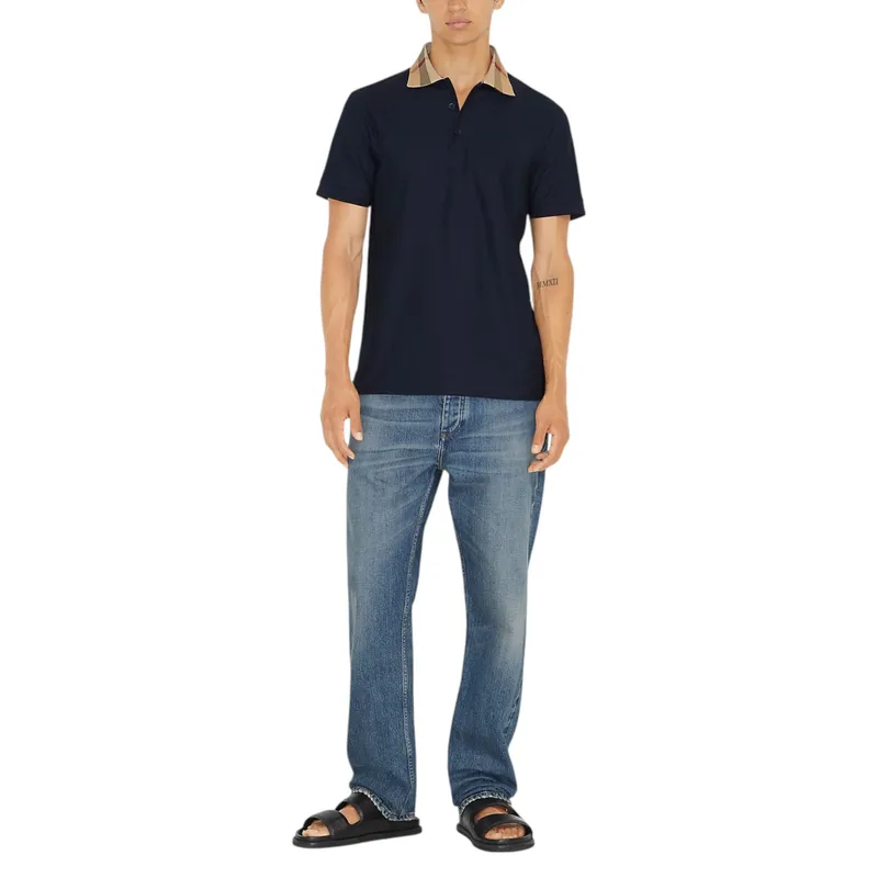 burberry mens polo shirts check...