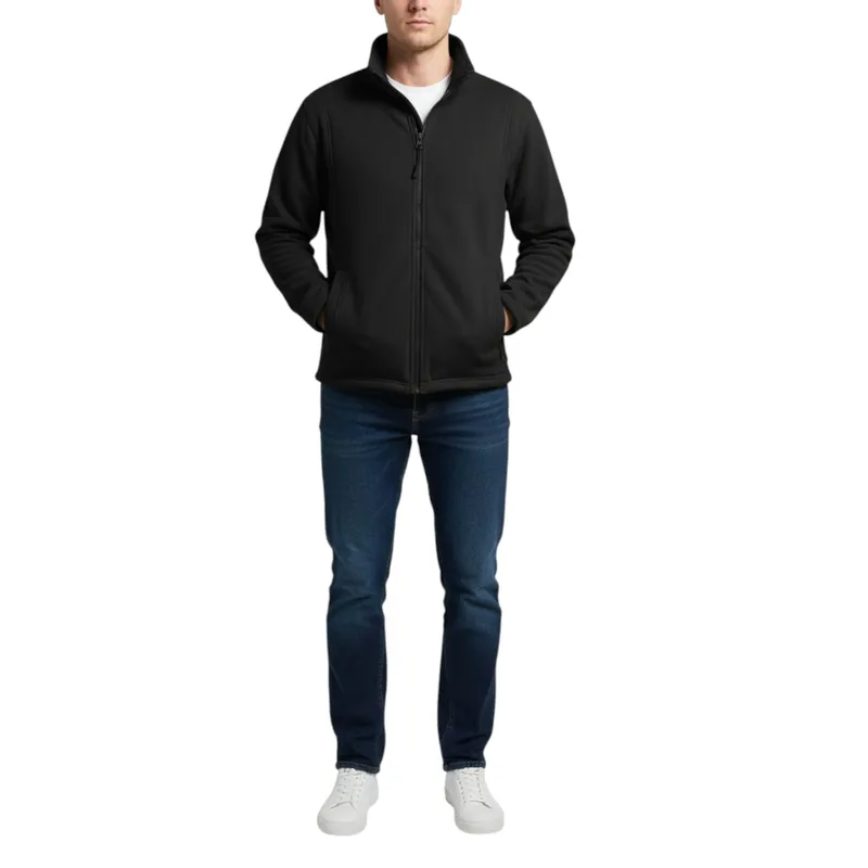 f&f mens fleece jacket full...