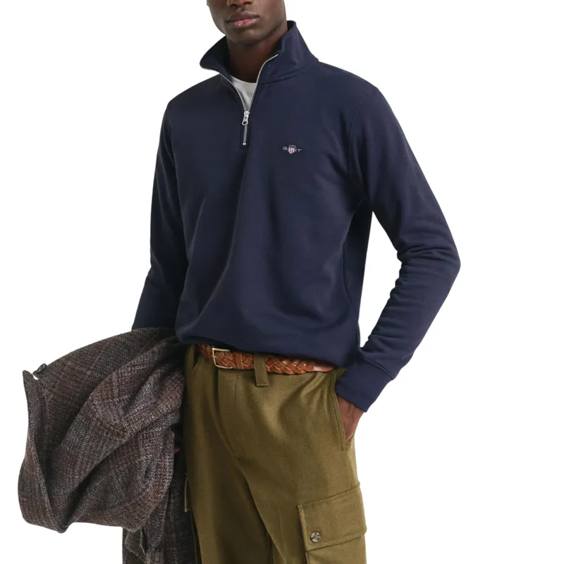 gant mens sweatshirt embroidered shield...