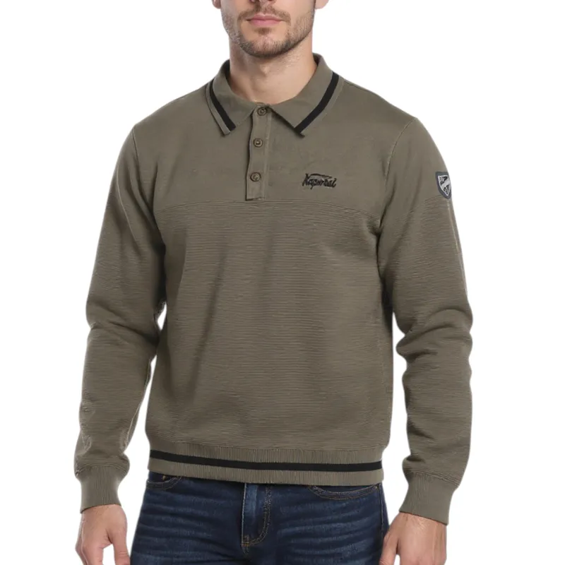 kaporal mens polo jumper sweatshirt...
