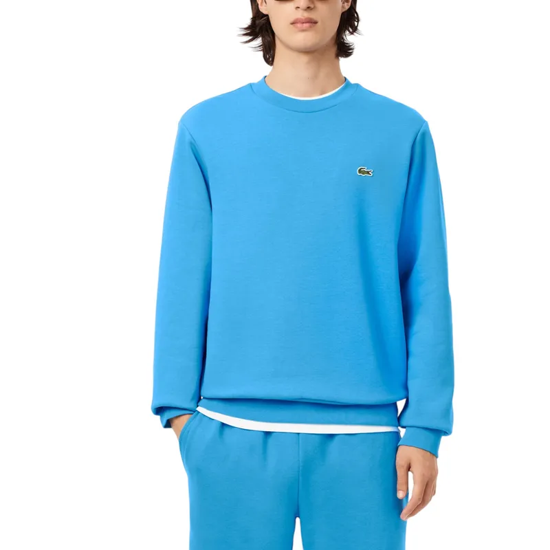 lacoste mens fleece crew neck...