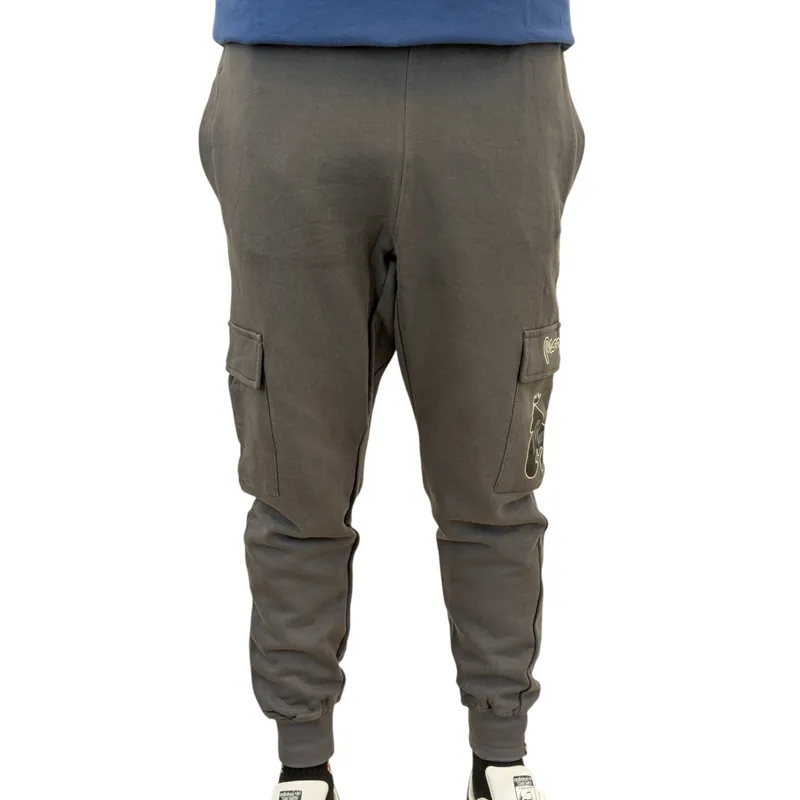 mens cargo joggers sweatpants soft...