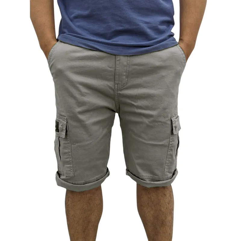 mens cargo shorts casual cotton...