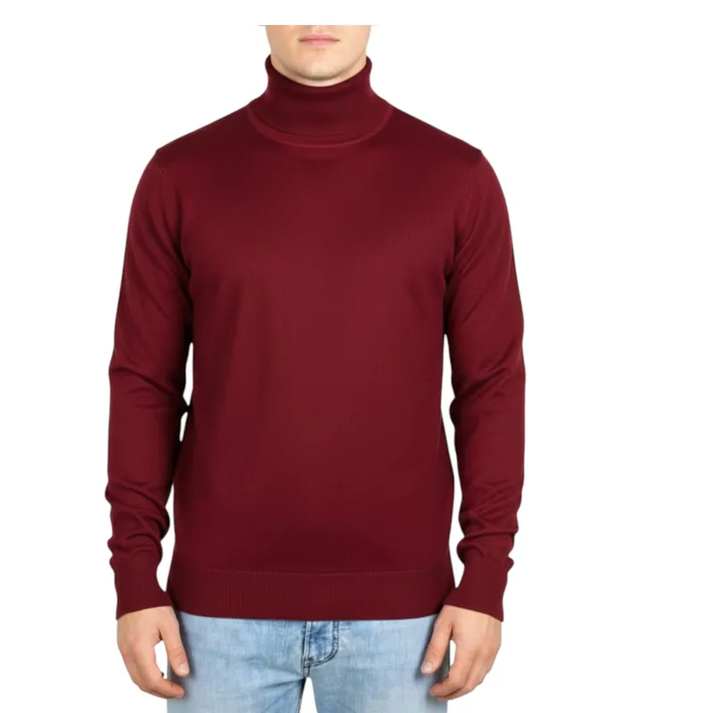 mens jumper turtle neck stretch...
