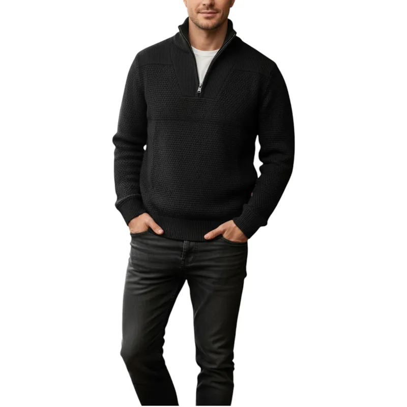 new look mens sweatshirt quarter...