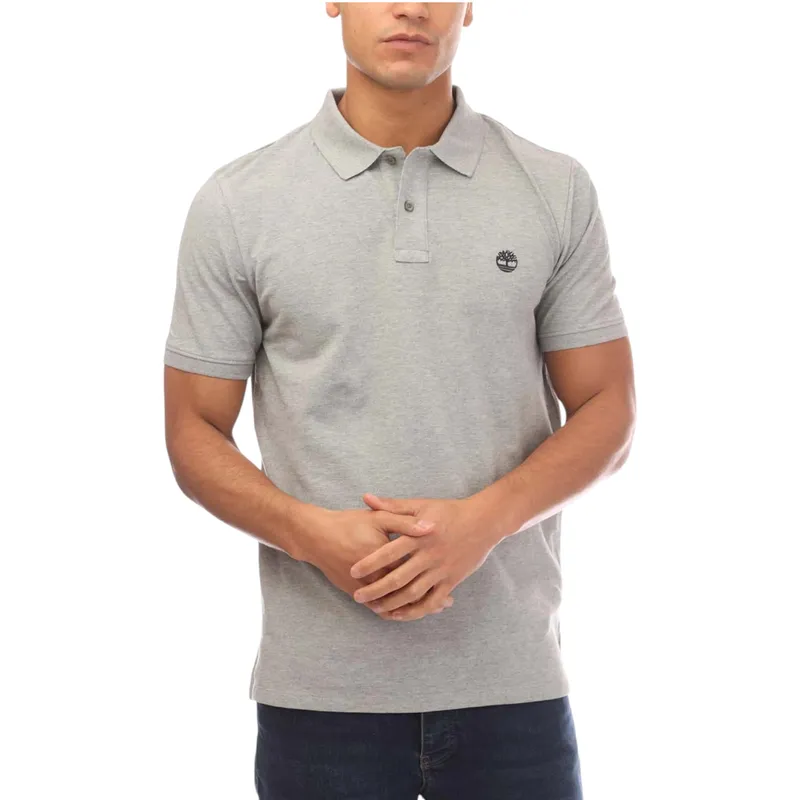 timberland mens polo shirt grey