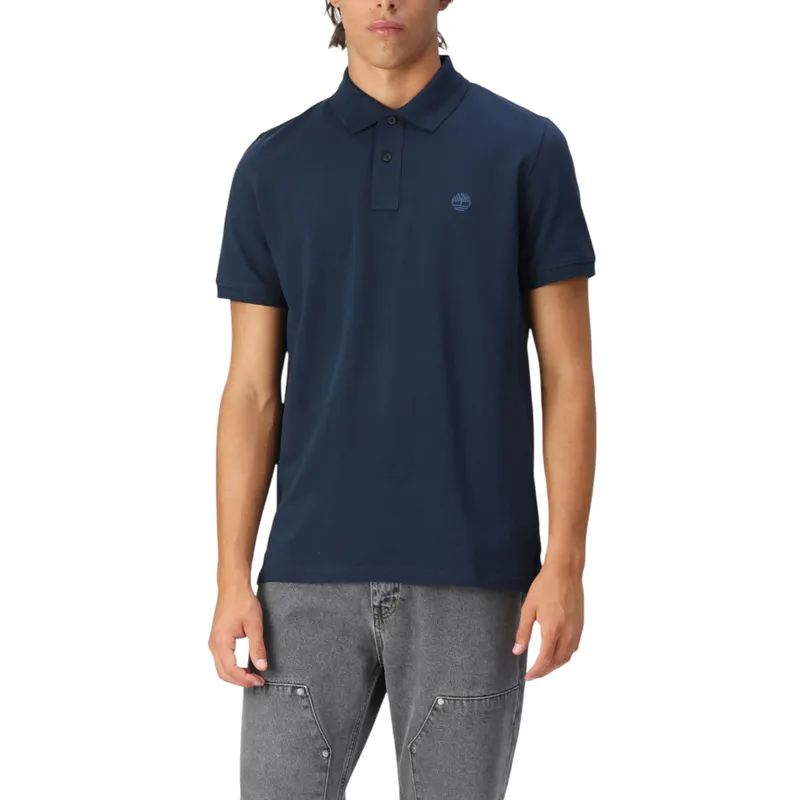timberland mens polo shirt navy