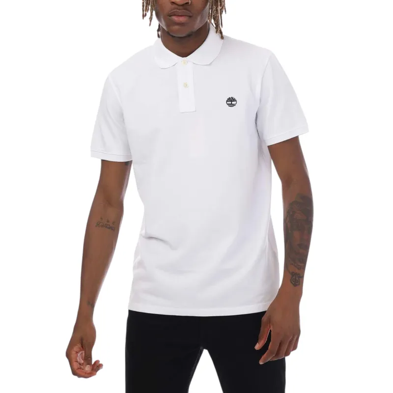 timberland mens polo shirt white