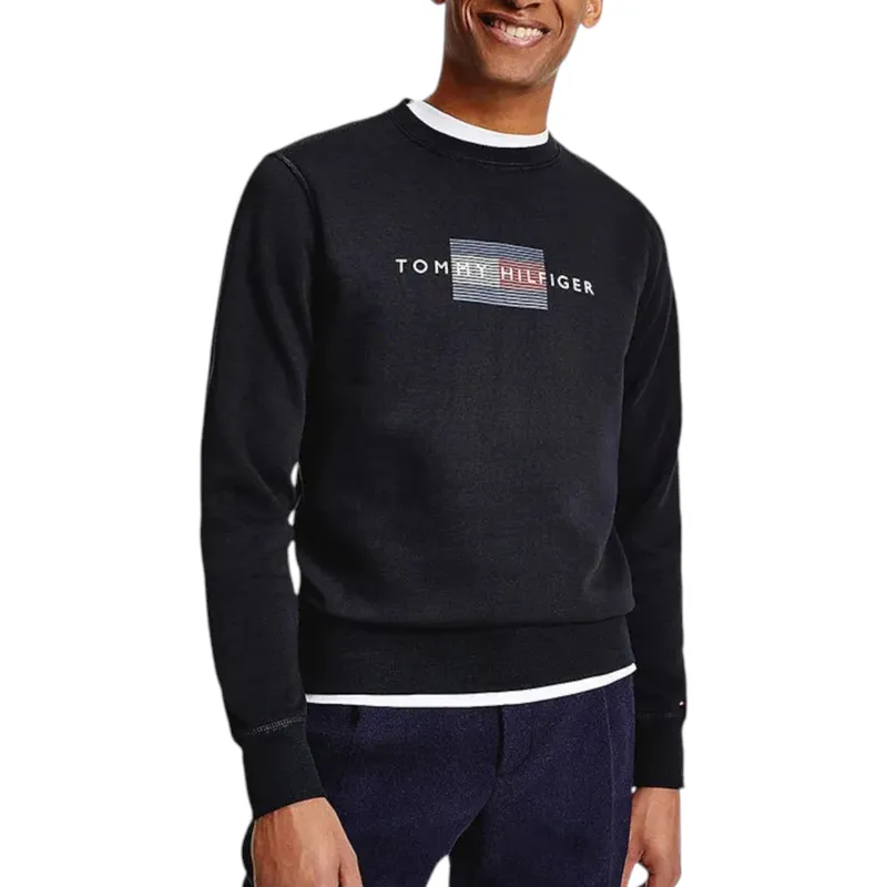 tommy hilfiger mens fleece sweatshirt...