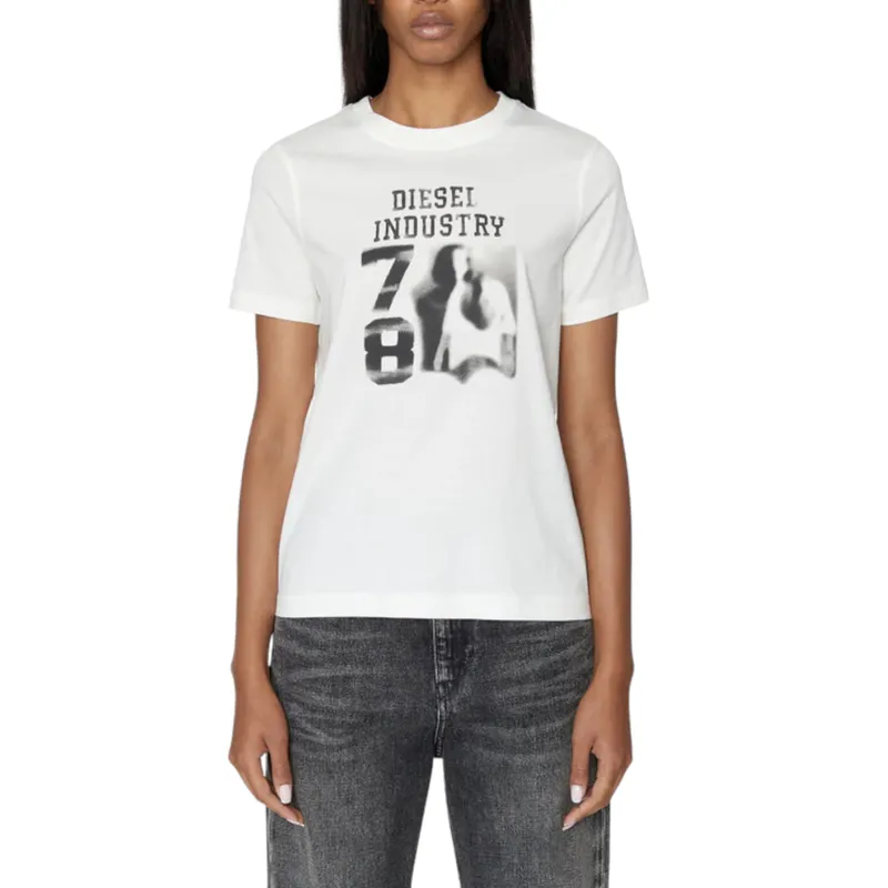 diesel t-reg-e6 womens t shirts...