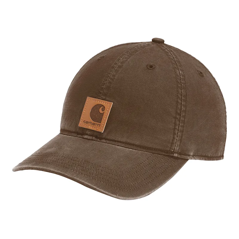 Carhartt Mens Baseball Hats Adjustable Peak Trucker Brown - Top