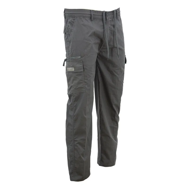 Drawstring Elastic Waist Multi-Pocket Wide-Leg Cargo Pants -  SweatshirtsHoodies.com