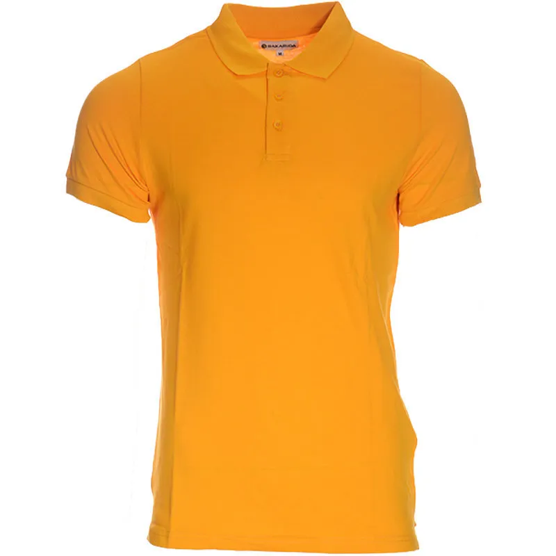 Bakaruda Mens Polo Shirt T Shirts Regular Fit Cotton Gold - Top Brand ...