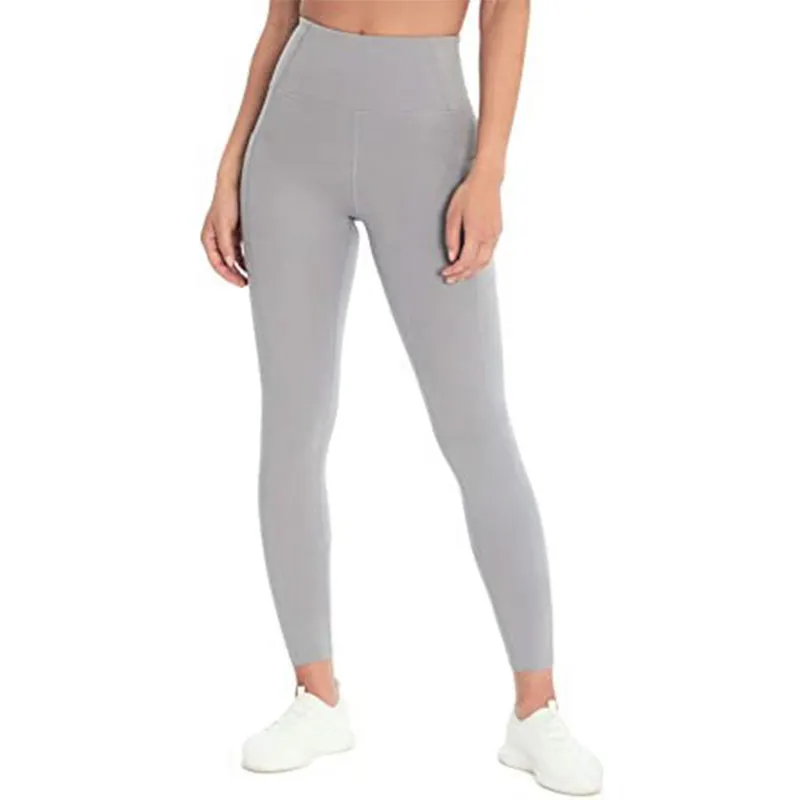 Womens Leggings Marika Pocket Gym Yoga Leggings Grey - Top Brand