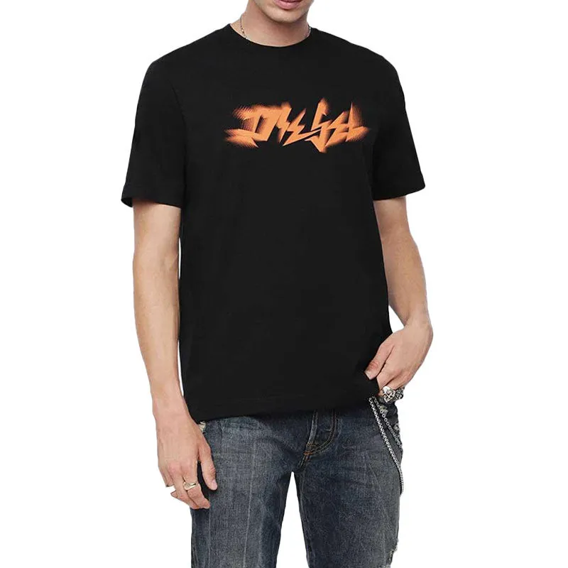 Diesel Diesel Flame Logo T-Shirt Mens
