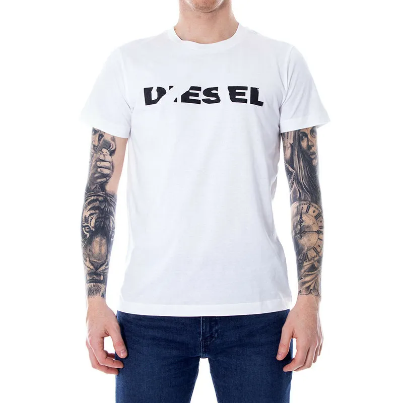 mens white diesel t shirt