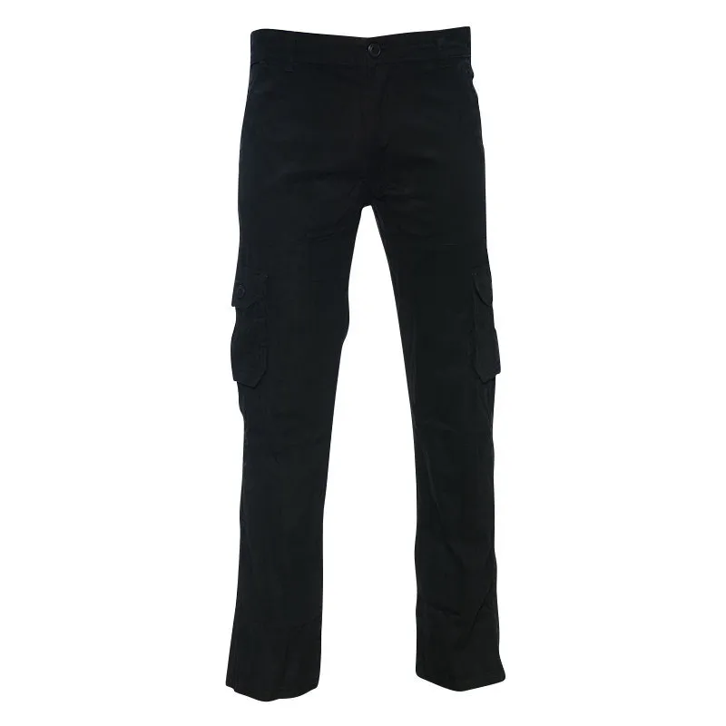 Buy Men Straight Trousers Cargo Combat Cotton Elasticated Zip Fly Casual  Pants M-3XL | Malay Apparel UK