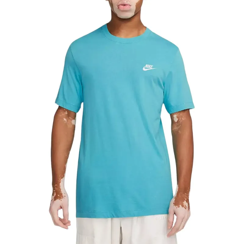 Aqua blue nike shirt best sale