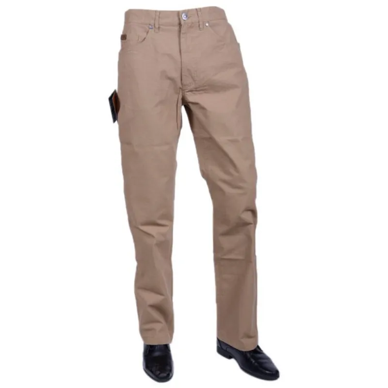 Farah Classic Fabs4017 Mens Trouser Flat Front Straight Tobacco - Top Brand  Outlet UK