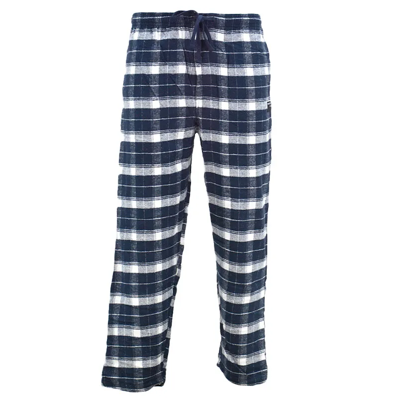 Mens Pyjama Bottomstartan Lounge Regular Nightwear Navy - Top Brand ...
