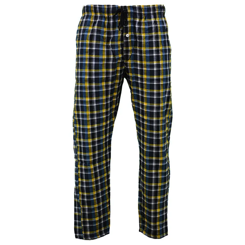 Woven Check Pajama Bottoms