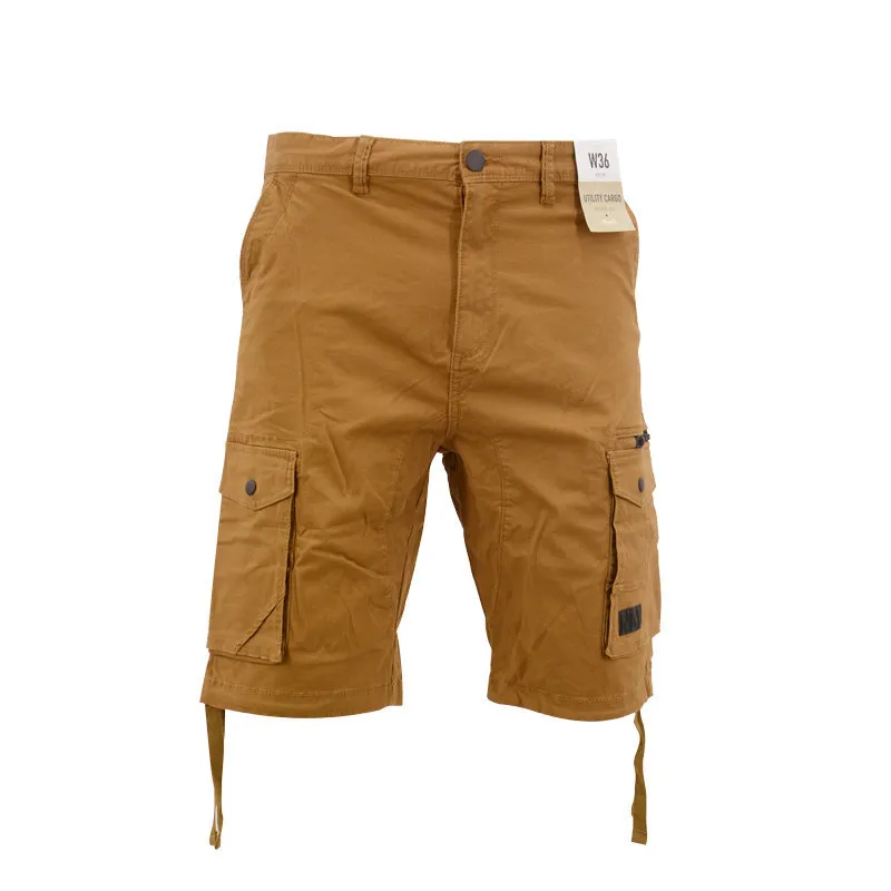 Bermuda Cargo Masculina Match - Khaki Claro 6XL | Tecido Respirável