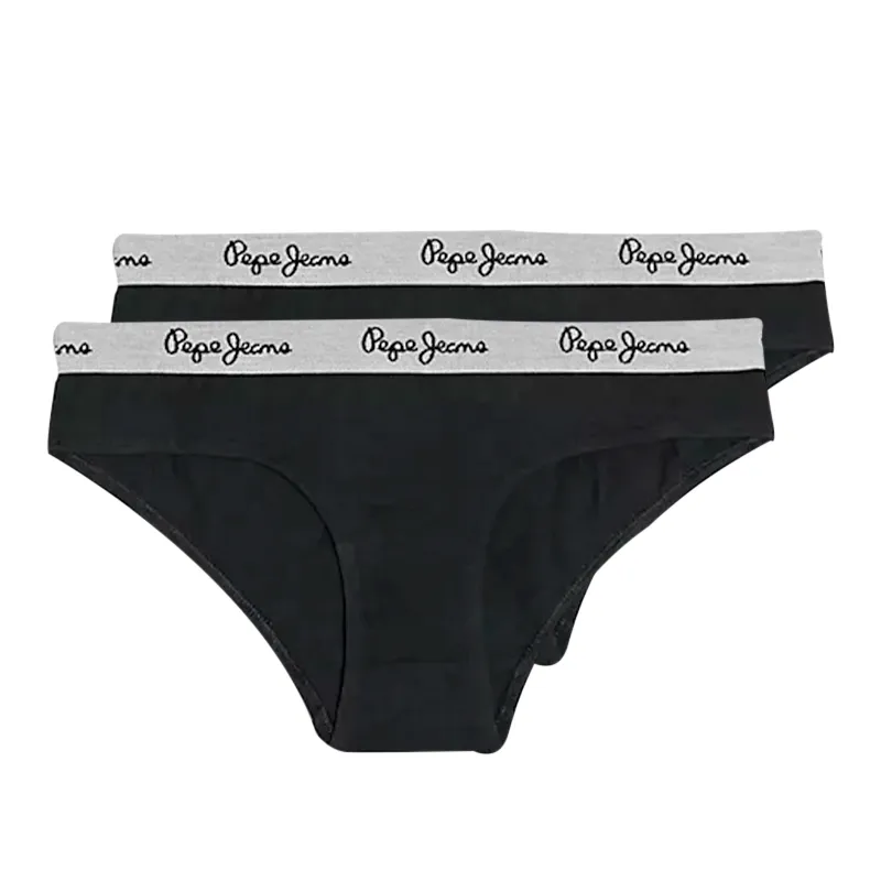 Pepe Jeans Womens Bikini Seamless Briefs 1 Pack Navy - Top Brand Outlet UK