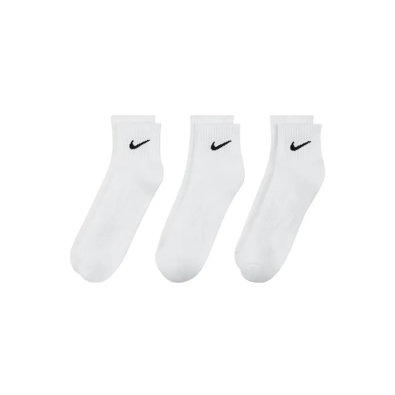 nike sx7667 mens ankle socks everyday cushioned 3x pack low cut white2