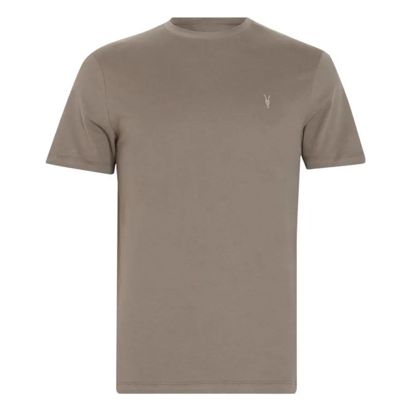 all saints mens t shirts tonic short sleeve rumskull plain casual dark grey2