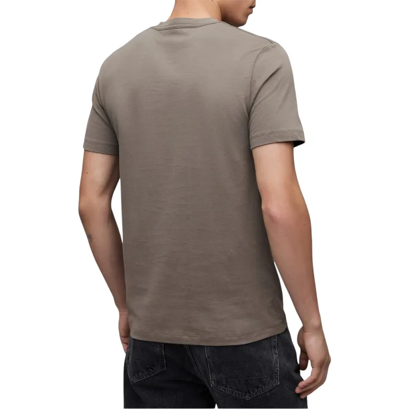 all saints mens t shirts tonic short sleeve rumskull plain casual dark grey3