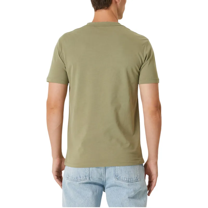 all saints mens t shirts tonic short sleeve rumskull plain casual light olive3