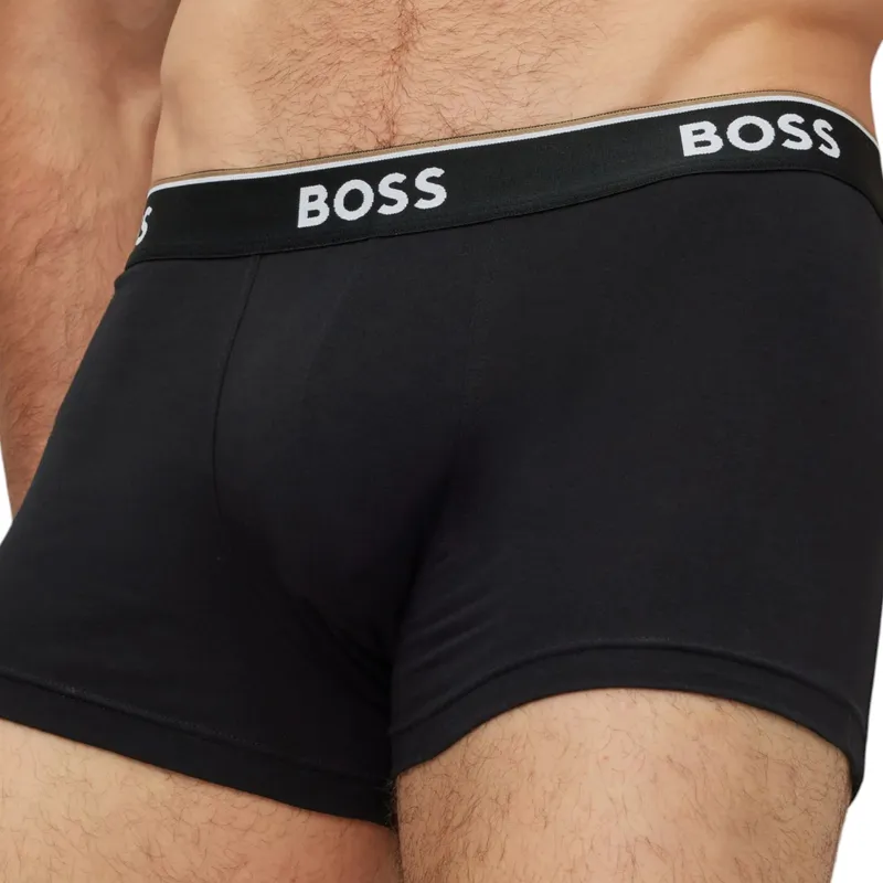 boss mens underwear trunks boxer shorts 3 pack black1