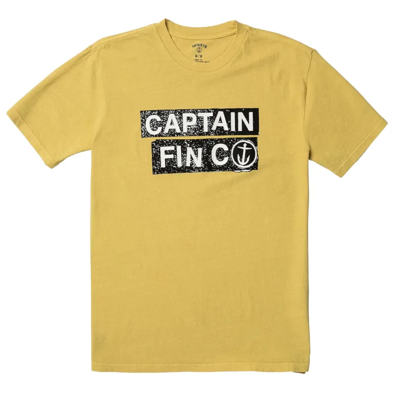 captain fin dive bars mens graphic print t shirts mineral yellow1