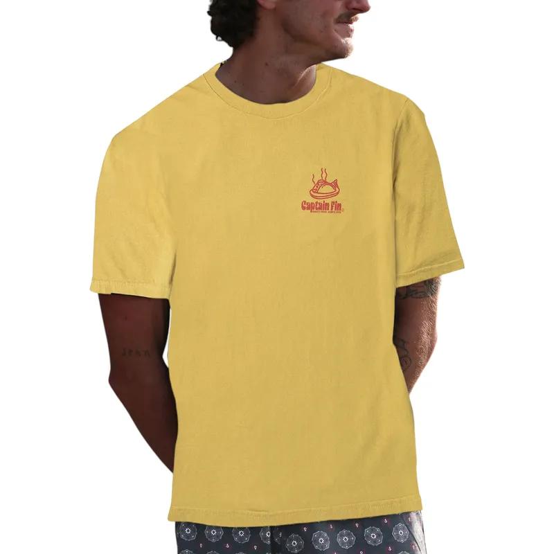captain fin mostly fresh ss mens graphic print t shirts mineral yellow1
