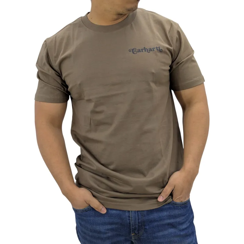 carhartt mens t shirts brown1