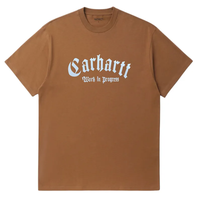 carhartt wip mens onyx t shirts brown2