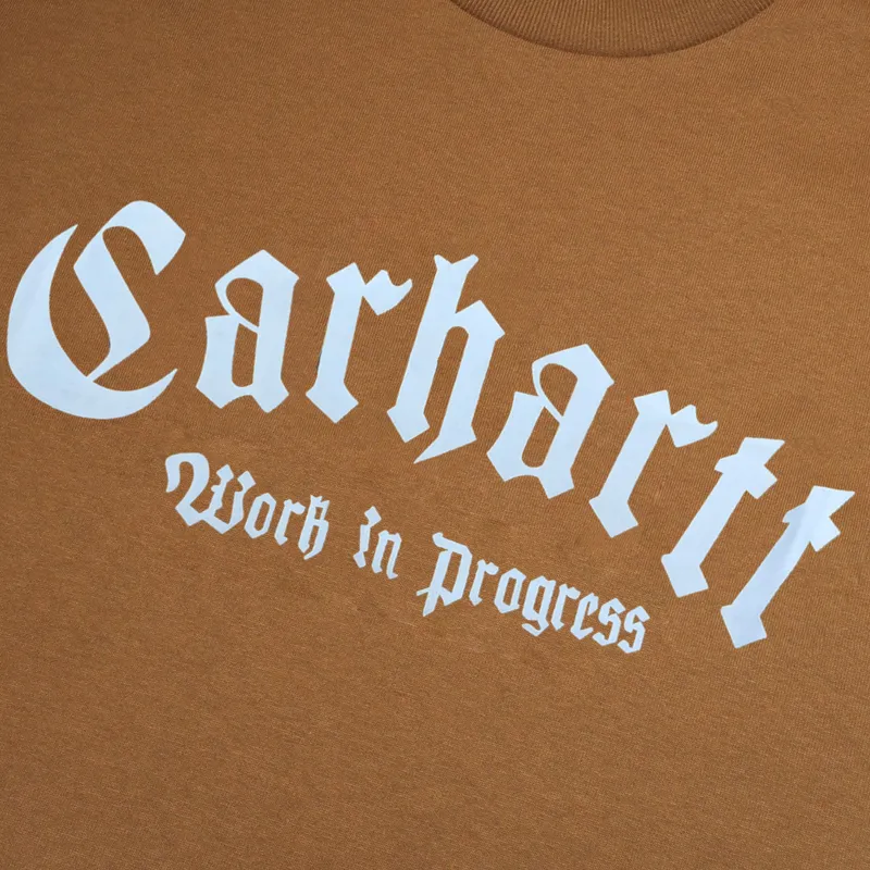 carhartt wip mens onyx t shirts brown5