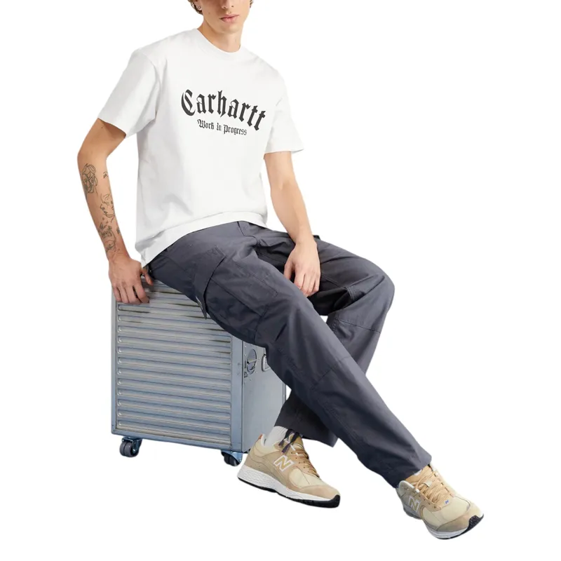 carhartt wip mens onyx t shirts white3