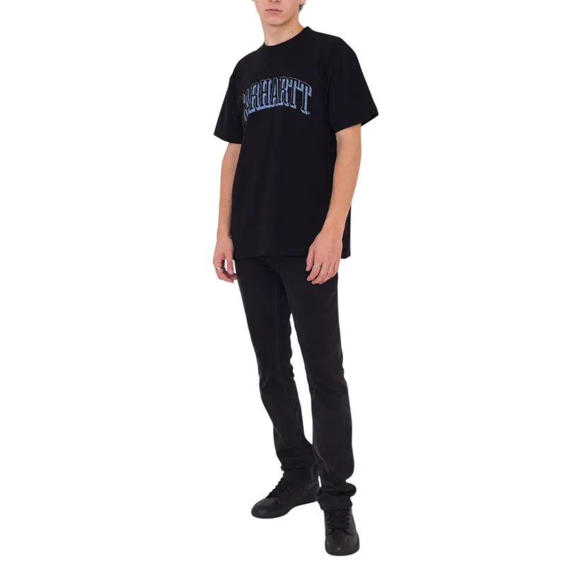 carhartt wip scrawl script mens t shirts black1