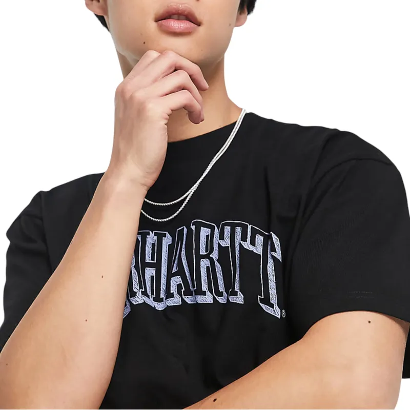 carhartt wip scrawl script mens t shirts black3