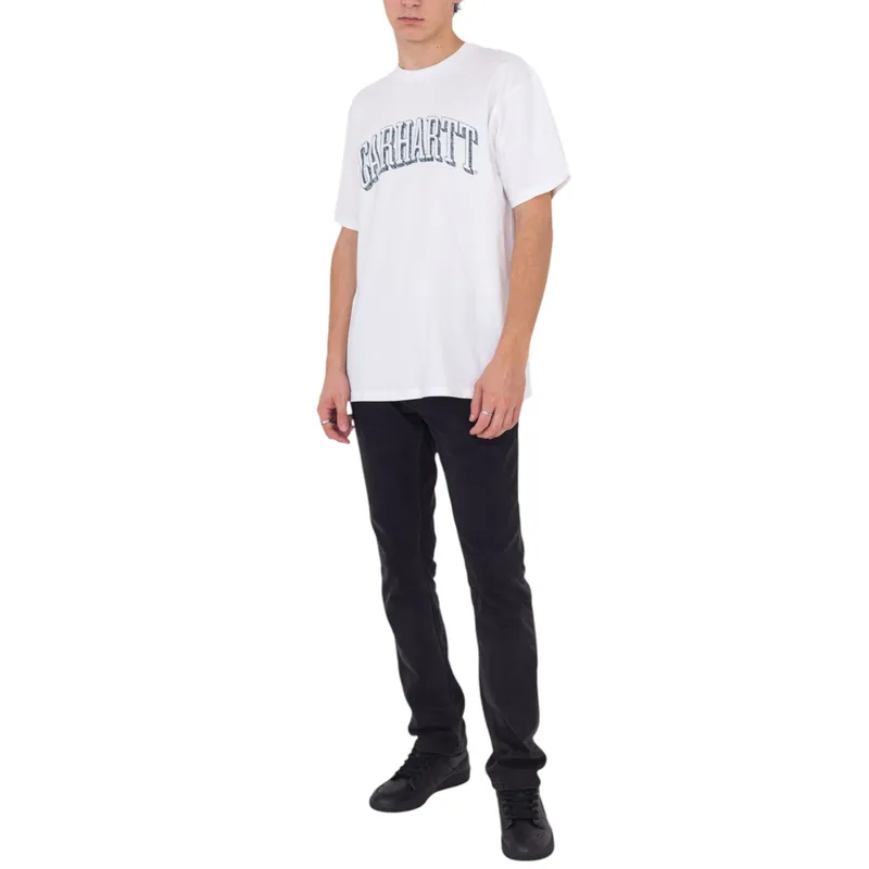 carhartt wip scrawl script mens t shirts white0