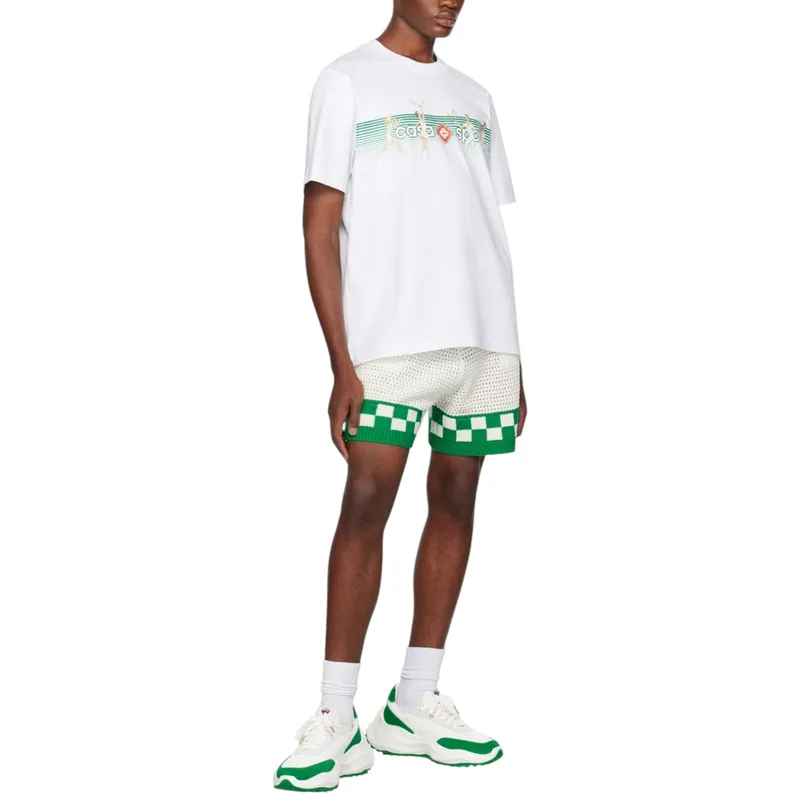 casablanca men playful stripes printed t-shirt1