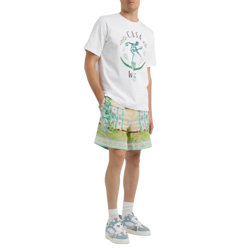 casablanca men statue en marbre printed t-shirt2