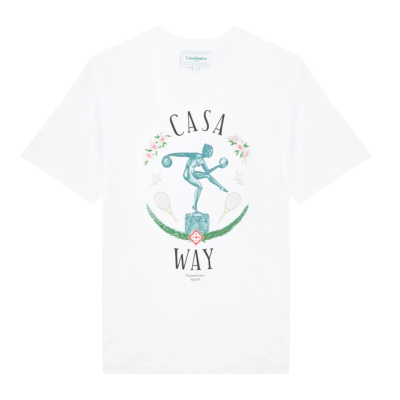 casablanca men statue en marbre printed t-shirt4
