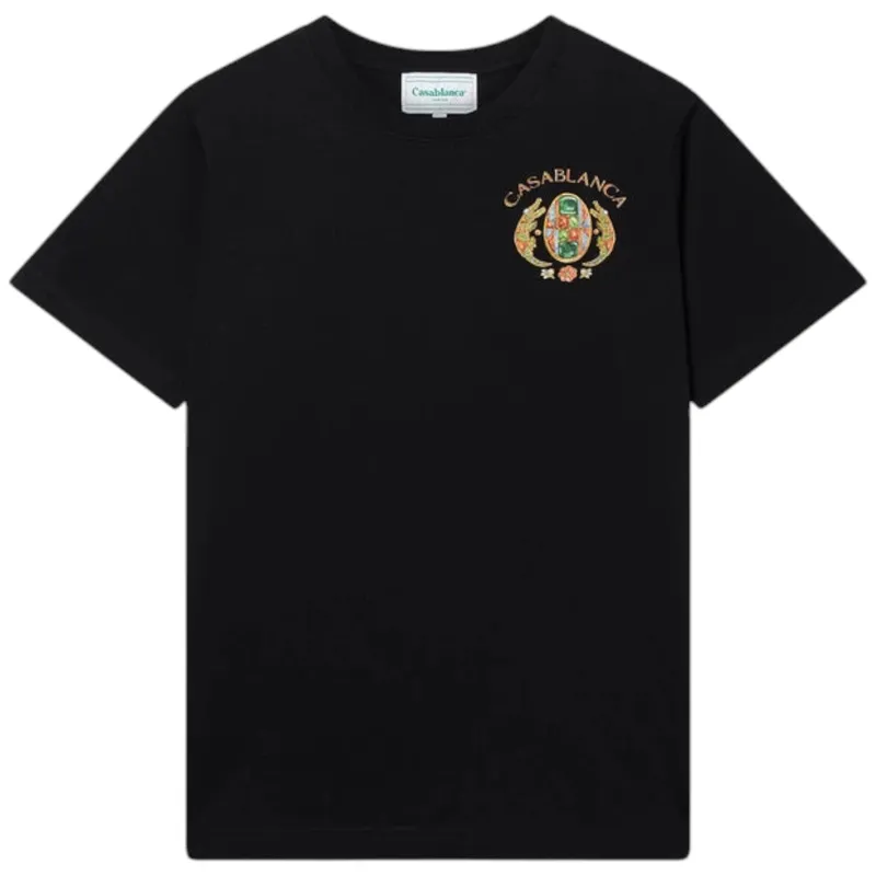 casablanca men t shirt joyaux d'afrique tennis club black top5