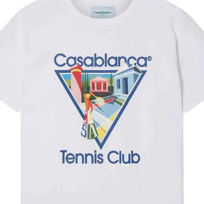 casablanca men t shirt la joueuse printed summer top3