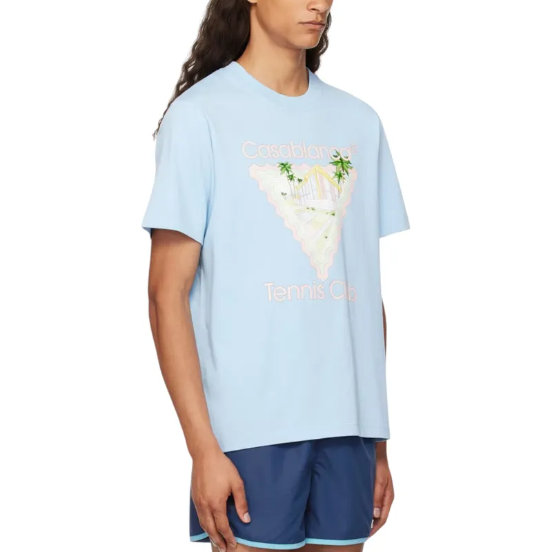 casablanca mens t shirt maison de reve printed summer top5