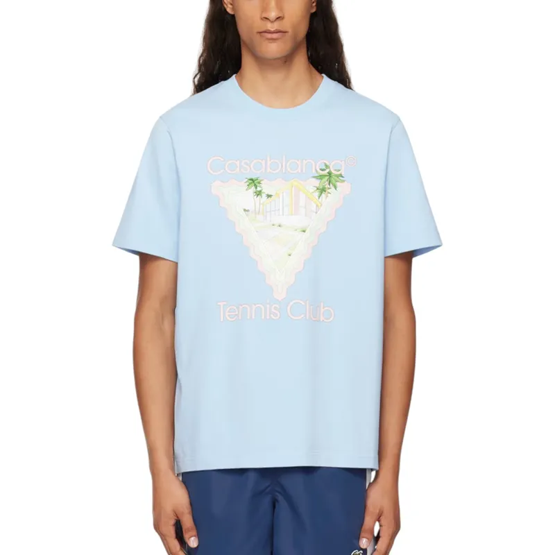 casablanca mens t shirt maison de reve printed summer top6