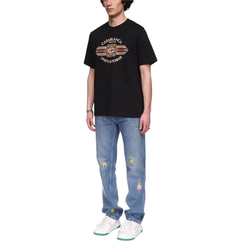 casablanca mens t shirts black0