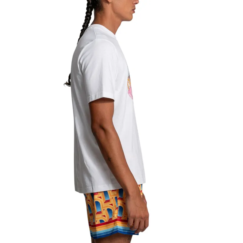 casablanca mens t shirts la liaison printed top2
